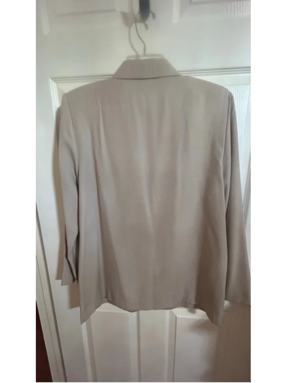 Cristin Stevens Tan Lightweight Blazer Jacket - Size Medium